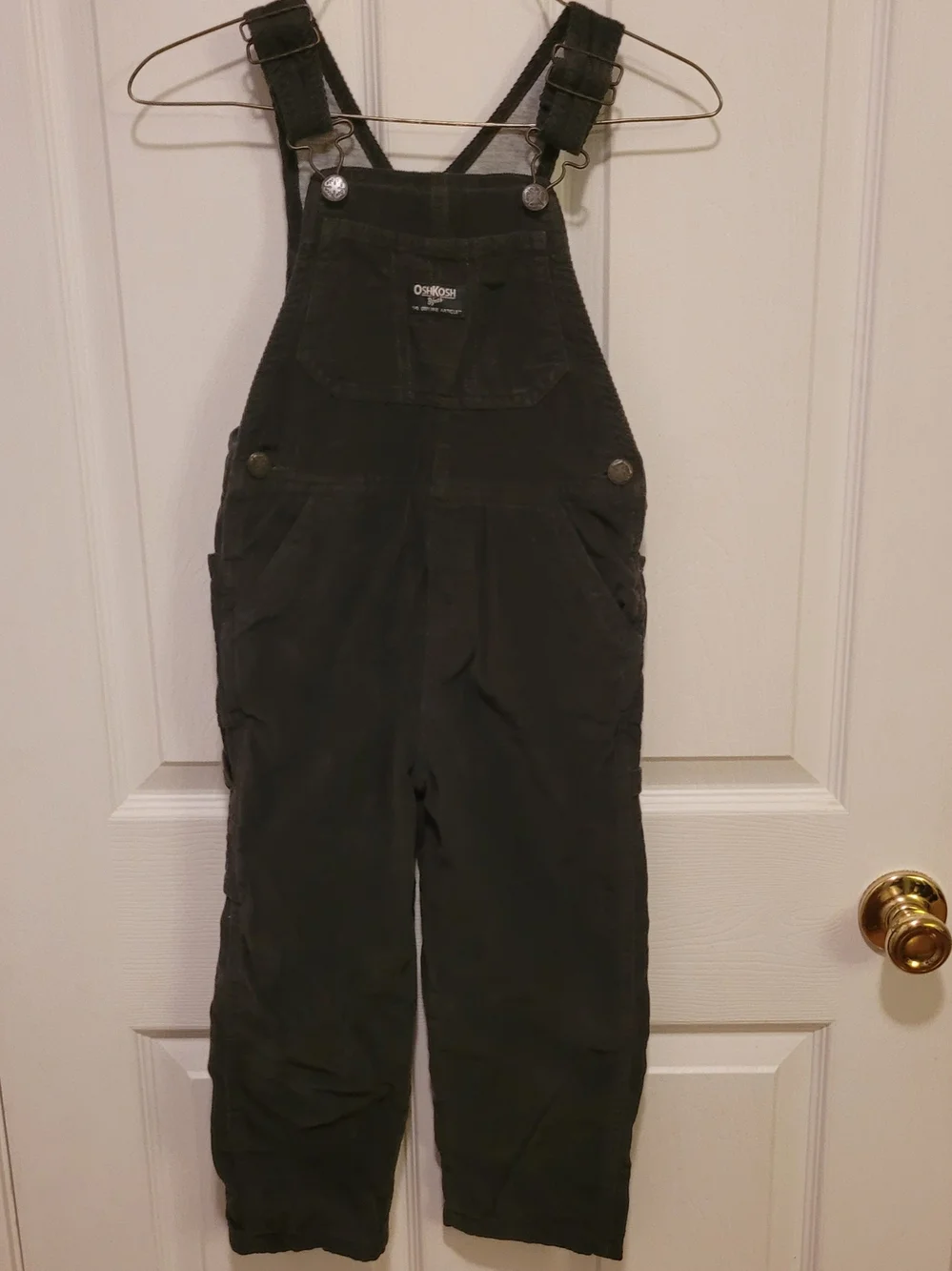 OshKosh B'gosh Brown Corduroy Overalls 5T